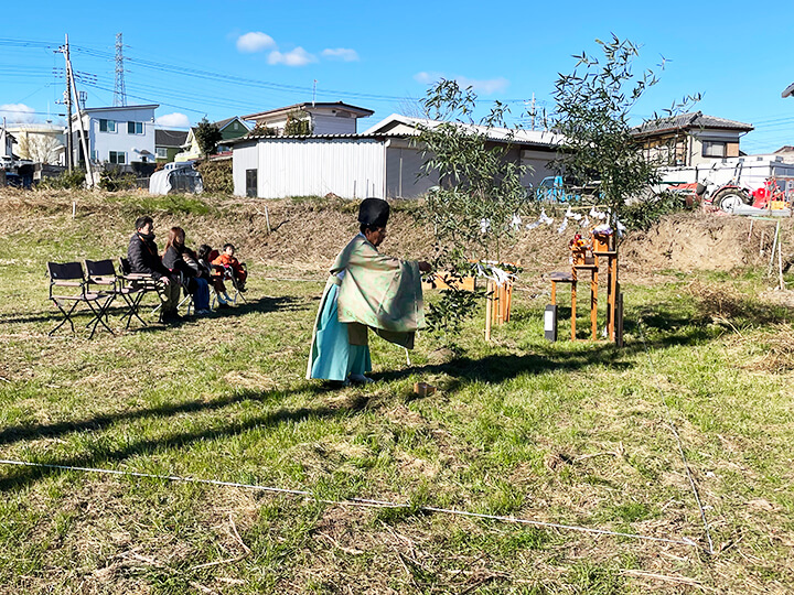 O邸地鎮祭を執り行いました