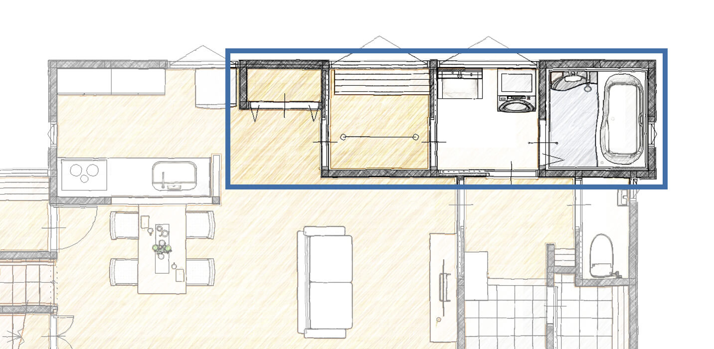 Vol 05 ランドリースペース導入でらくらく室内干し Trend 家づくりのトレンド情報 アユムホーム Ayumu Home 自由設計の注文住宅